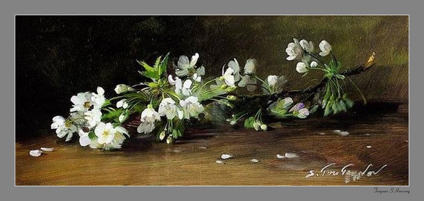 俄罗斯Serguei Toutounov油画花卉作品(一）