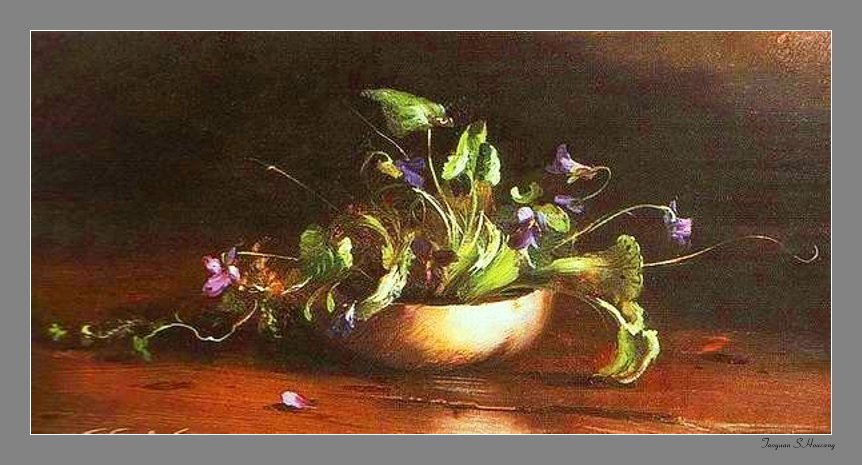 俄罗斯Serguei Toutounov油画花卉作品(一）
