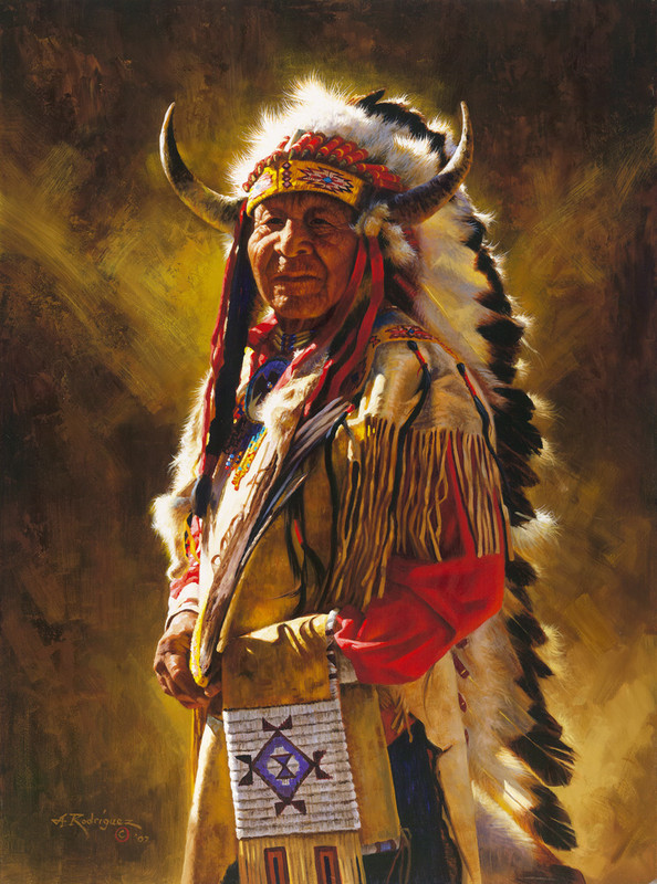 墨西哥艺术家Alfredo Rodriguez油画人物二