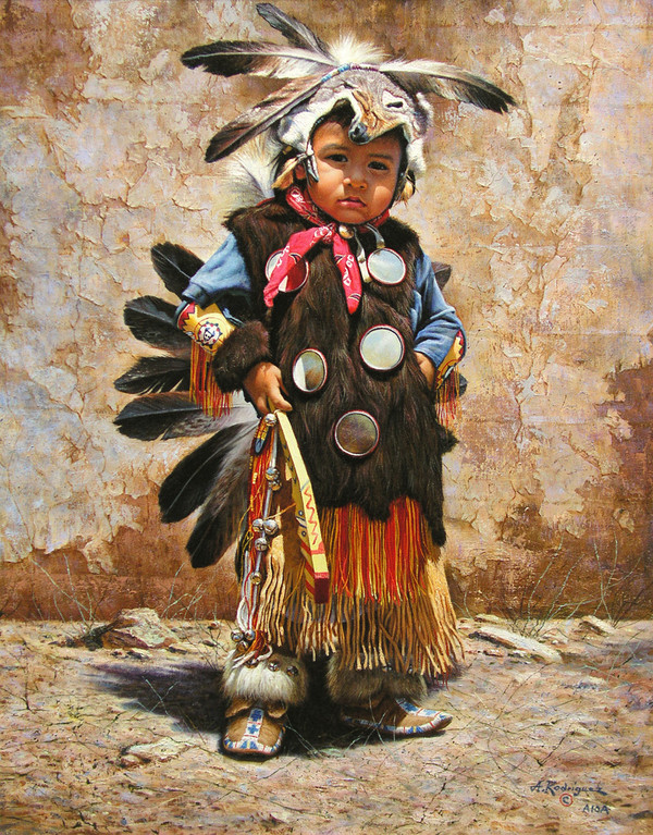 墨西哥艺术家Alfredo Rodriguez油画人物二