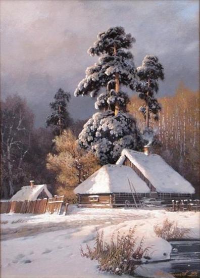 俄罗斯Kolpashnikov油画风景