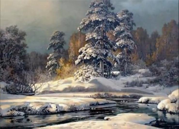 俄罗斯Kolpashnikov油画风景