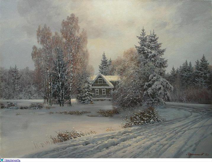 俄罗斯Kolpashnikov油画风景