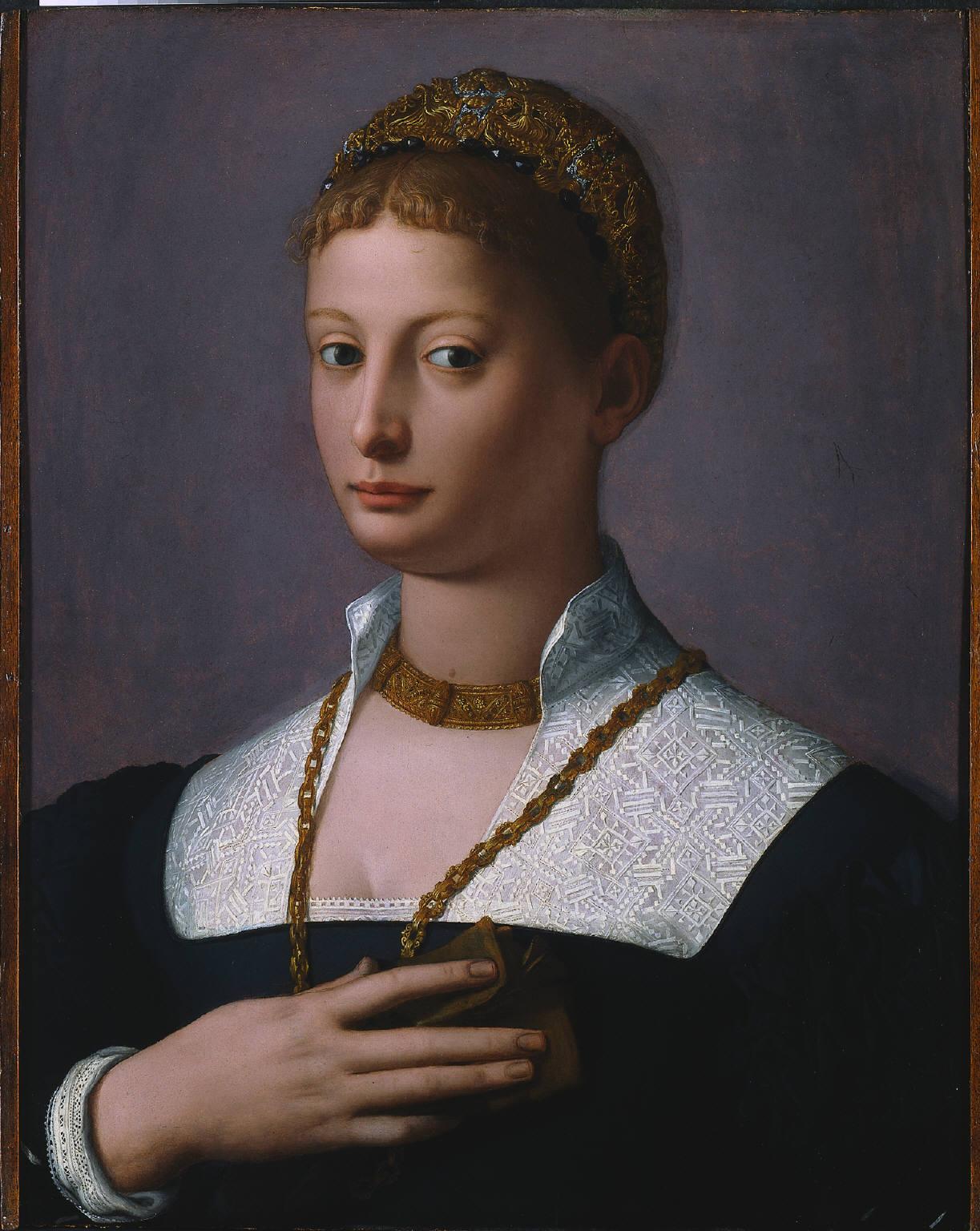 意大利画家阿尼奥洛·布伦齐诺（Agnolo Bronzino）油画人物