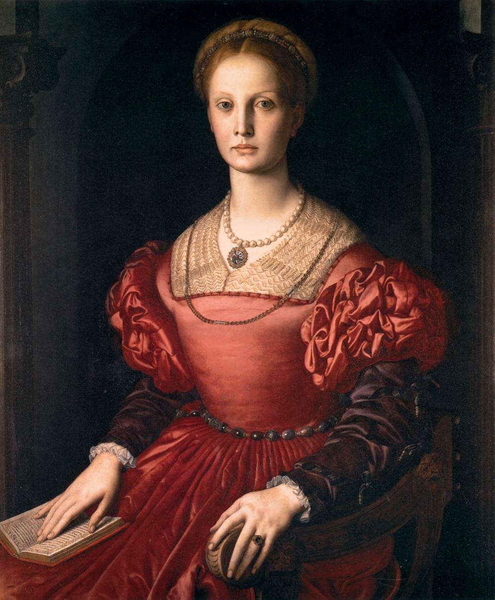 意大利画家阿尼奥洛·布伦齐诺（Agnolo Bronzino）油画人物