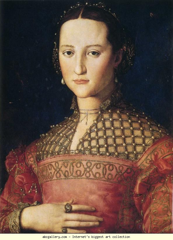 意大利画家阿尼奥洛·布伦齐诺（Agnolo Bronzino）油画人物