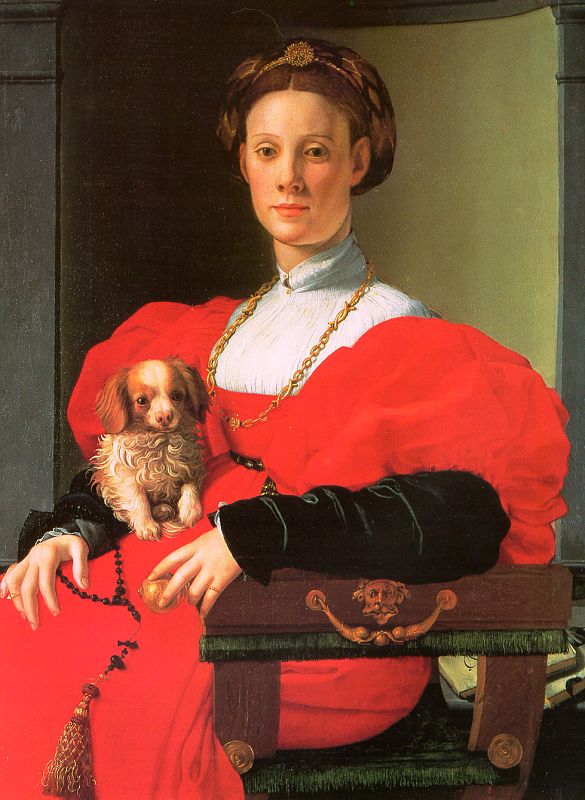 意大利画家阿尼奥洛·布伦齐诺（Agnolo Bronzino）油画人物