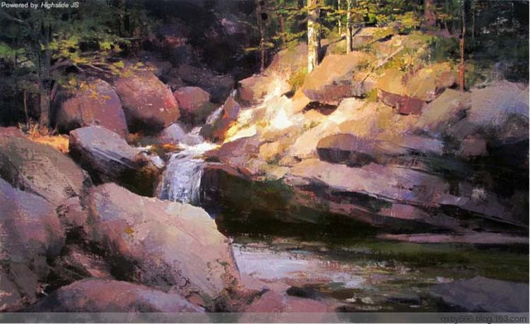 美国Mark Boedges风景油画作品欣赏