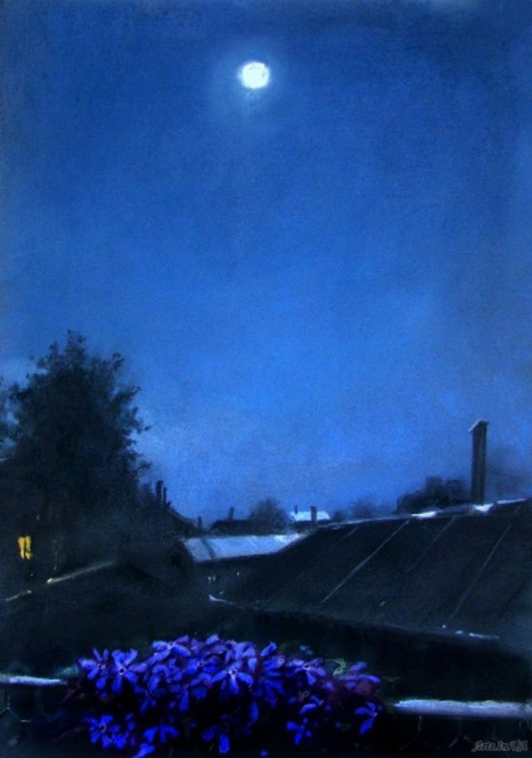 俄罗斯Elena Yushina风景油画作品欣赏