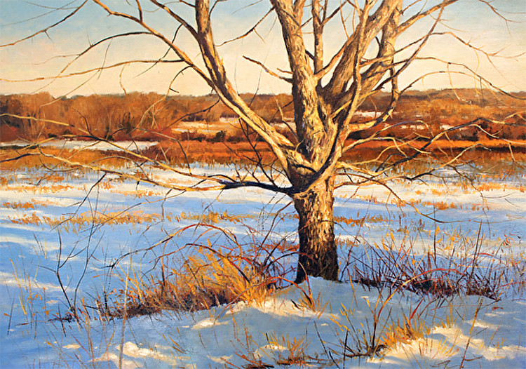 美国Christopher Leeper雪景油画作品欣赏