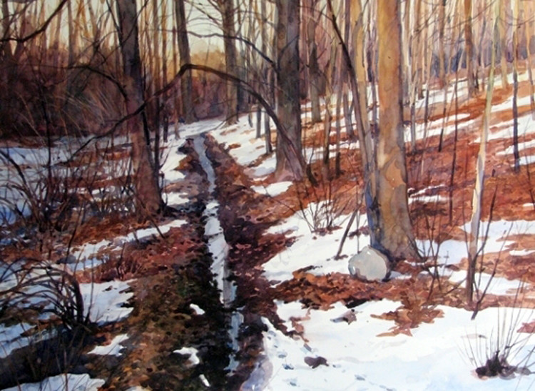 美国Christopher Leeper雪景油画作品欣赏