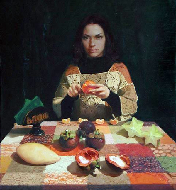 俄罗斯Evgeniy Monahov人物油画作品欣赏