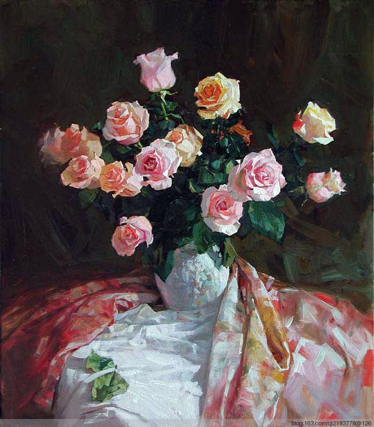 俄罗斯Evgeniy Monahov人物油画作品欣赏