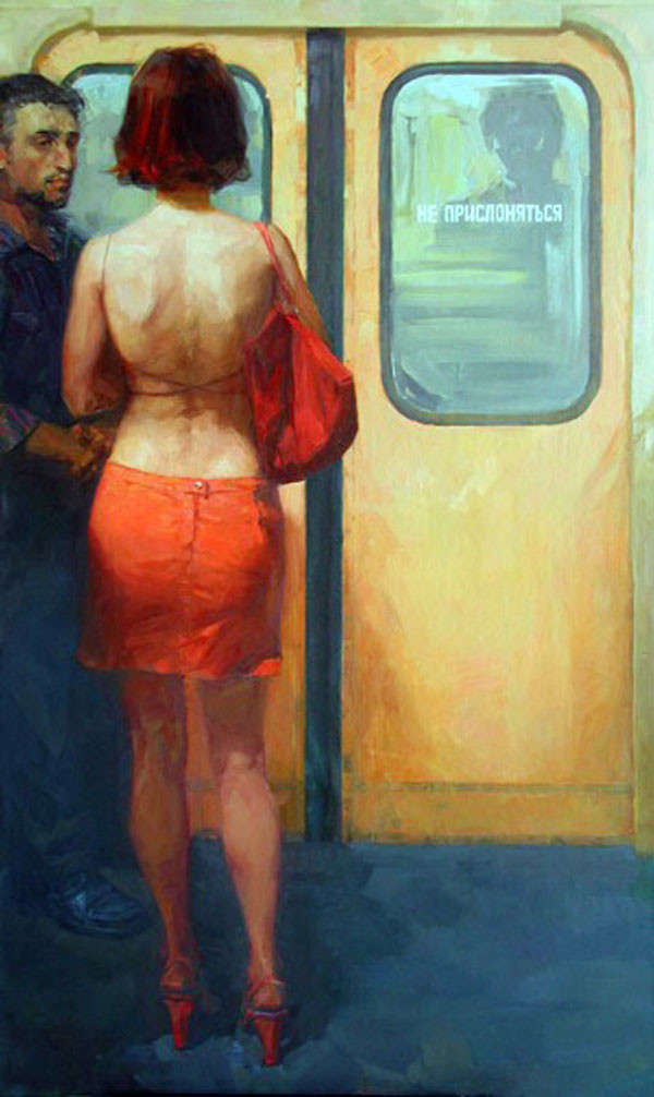 俄罗斯Evgeniy Monahov人物油画作品欣赏