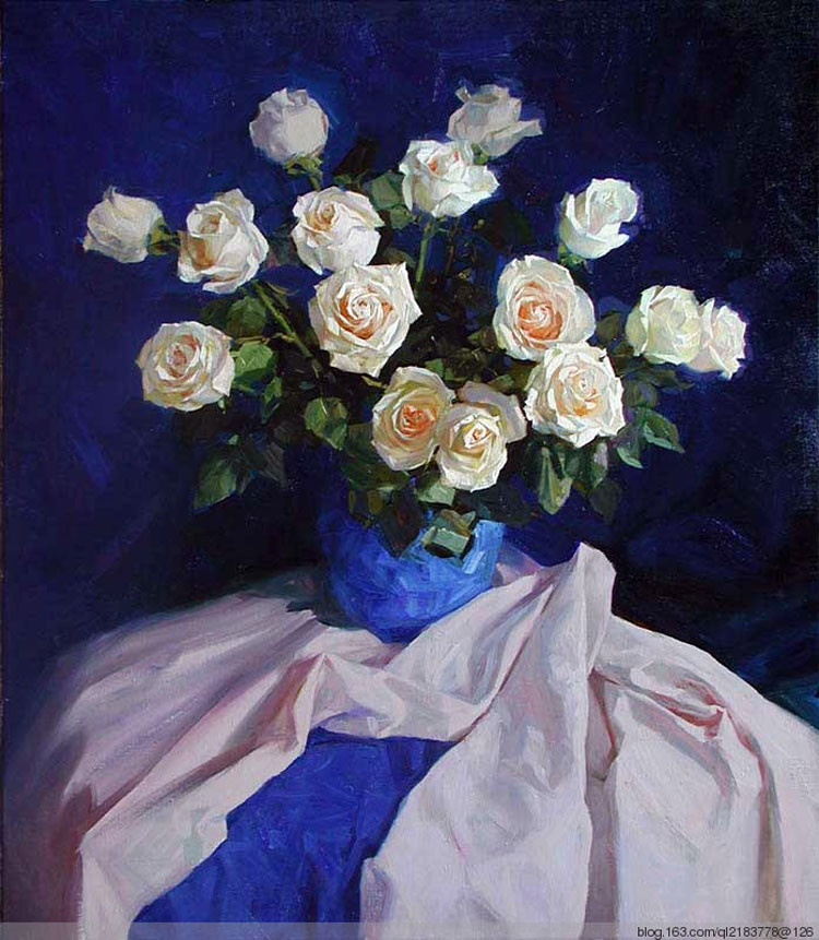 俄罗斯Evgeniy Monahov人物油画作品欣赏