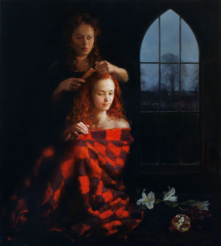 俄罗斯Evgeniy Monahov人物油画作品欣赏