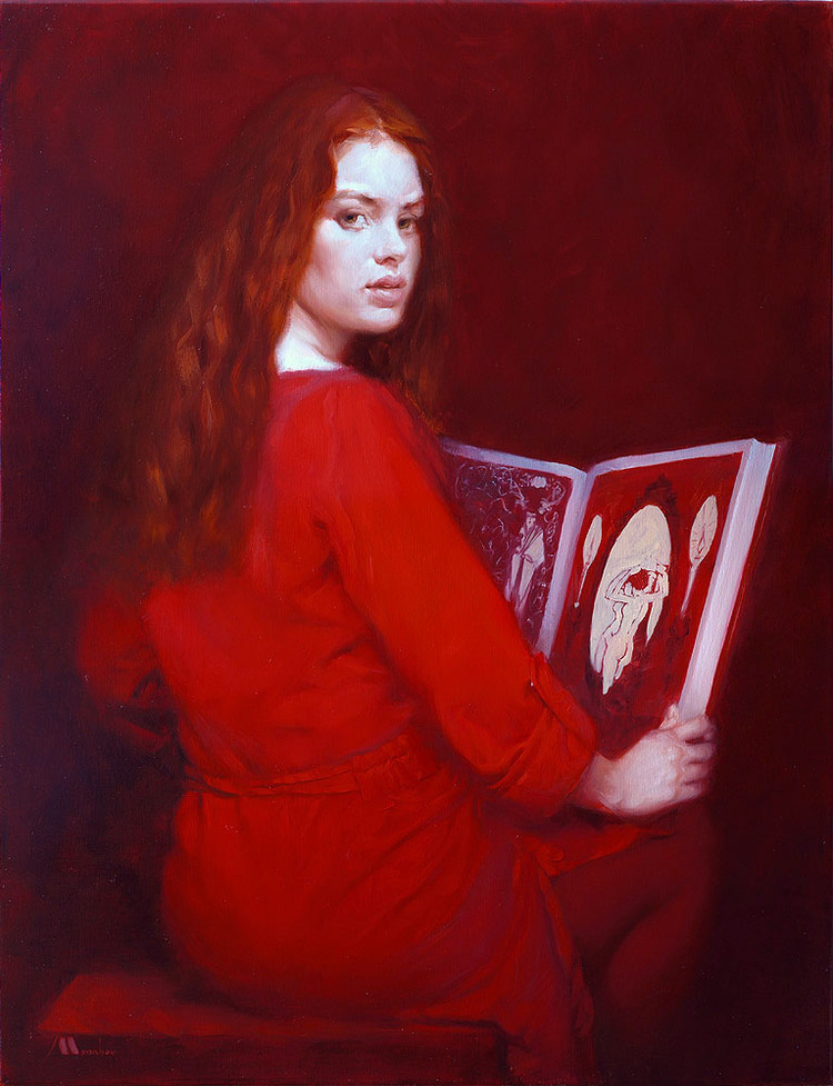 俄罗斯Evgeniy Monahov人物油画作品欣赏