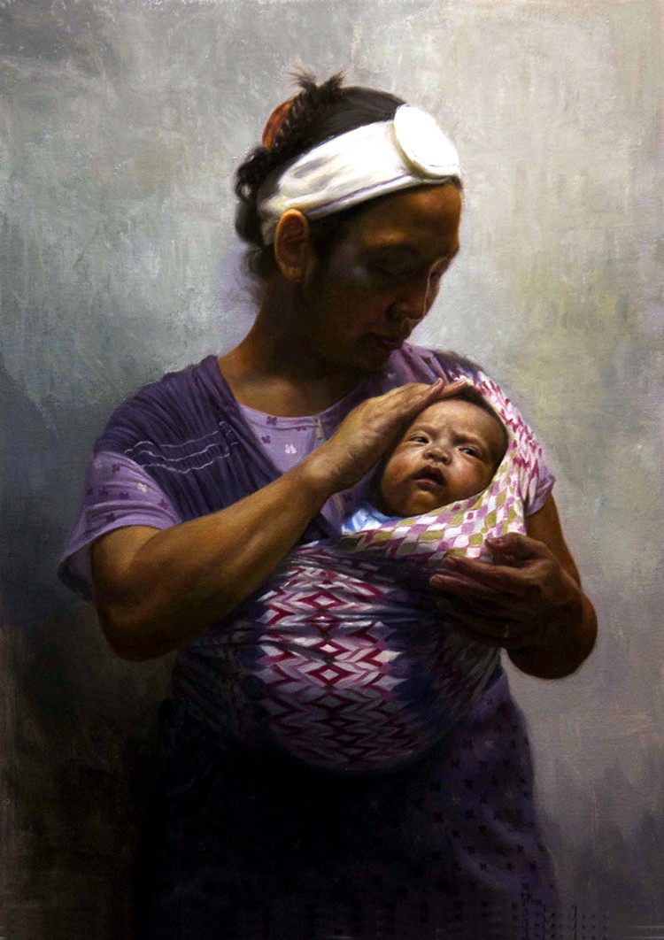 菲律宾Orley Ypon人物油画作品欣赏