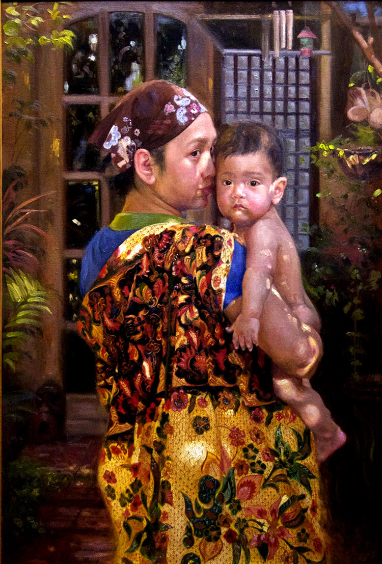 菲律宾Orley Ypon人物油画作品欣赏