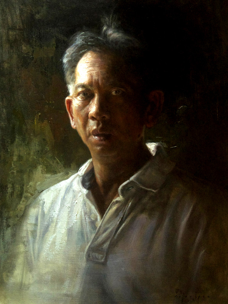 菲律宾Orley Ypon人物油画作品欣赏