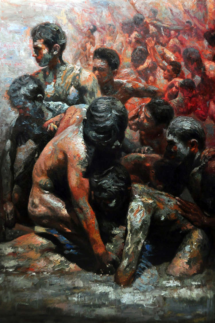 菲律宾Orley Ypon人物油画作品欣赏