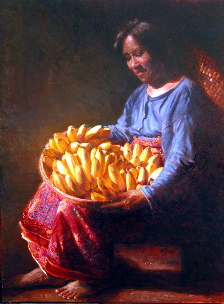 菲律宾Orley Ypon人物油画作品欣赏