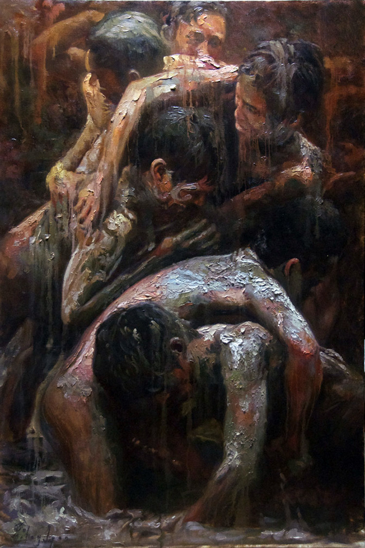 菲律宾Orley Ypon人物油画作品欣赏
