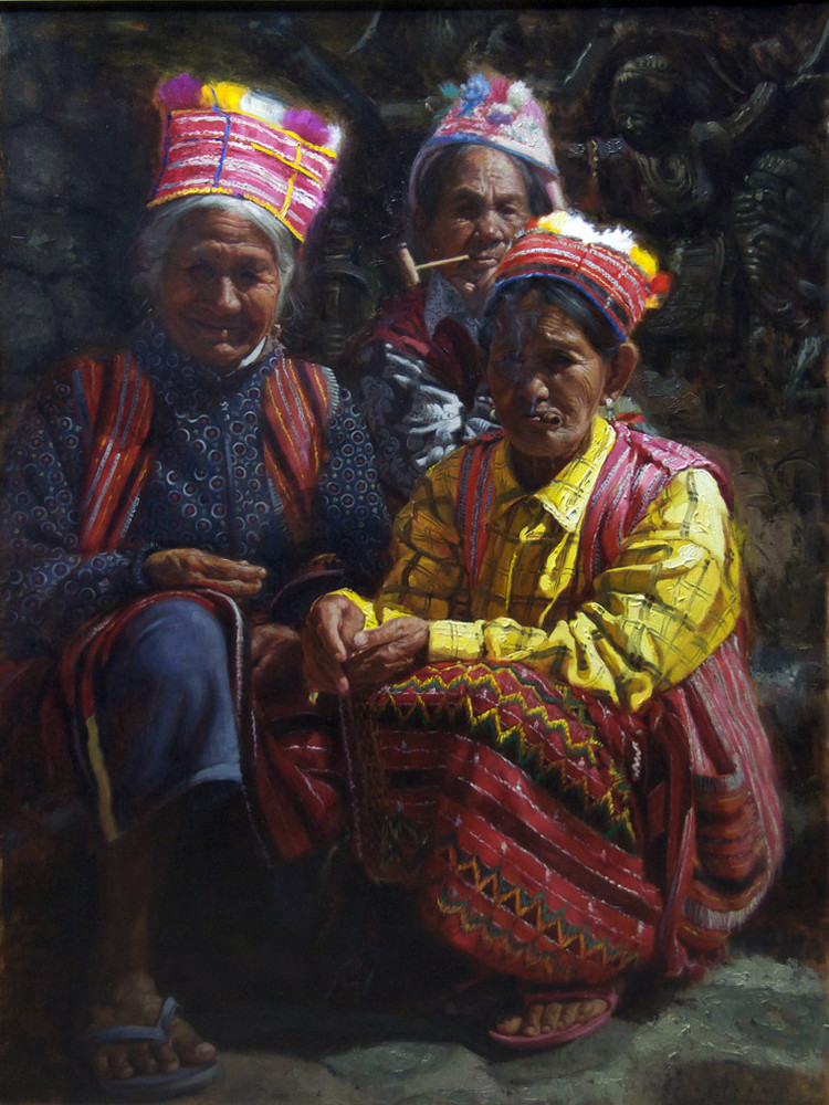 菲律宾Orley Ypon人物油画作品欣赏