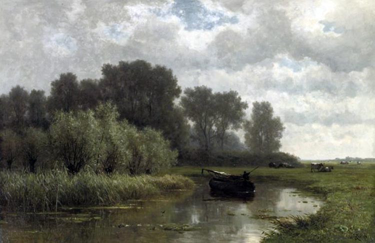 荷兰Willem Elisa Roelofs风景油画壁纸