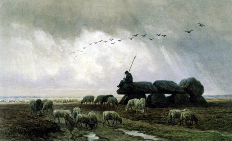 荷兰Willem Elisa Roelofs风景油画壁纸