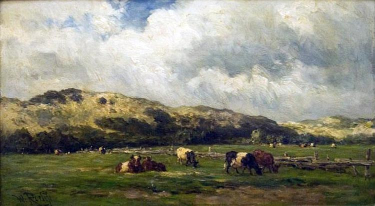 荷兰Willem Elisa Roelofs风景油画壁纸