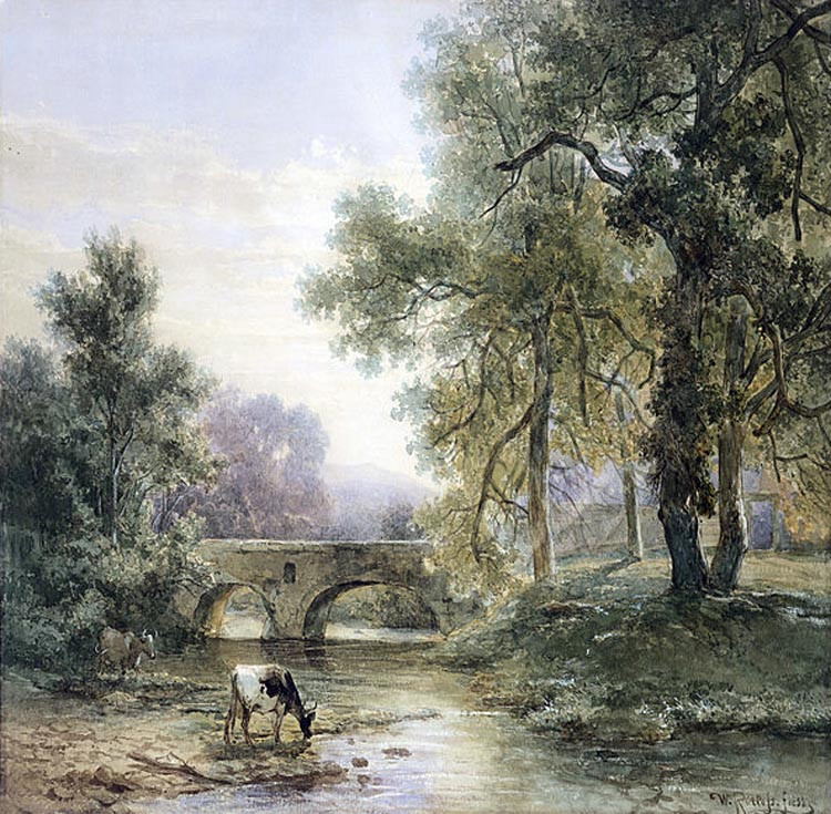 荷兰Willem Elisa Roelofs风景油画壁纸