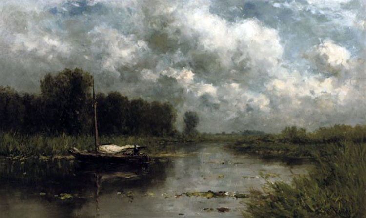 荷兰Willem Elisa Roelofs风景油画壁纸