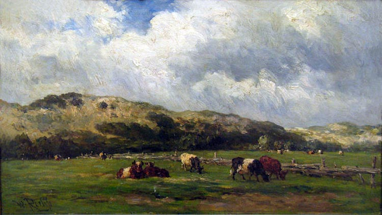 荷兰Willem Elisa Roelofs风景油画壁纸