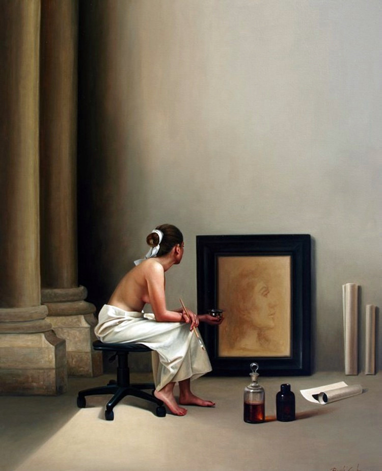 秘鲁Benito Cernaleon超写实油画作品欣赏
