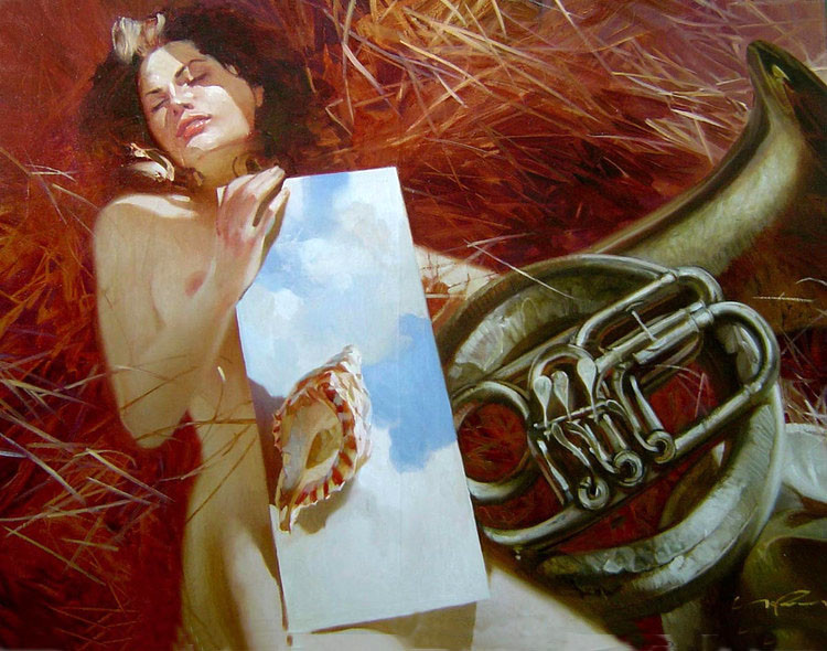 俄罗斯Alexey Chernigin人物油画作品欣赏