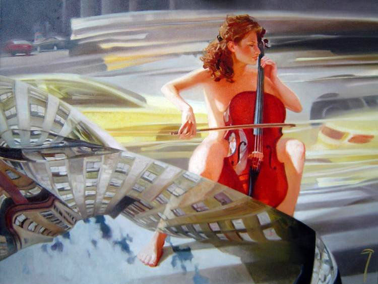 俄罗斯Alexey Chernigin人物油画作品欣赏