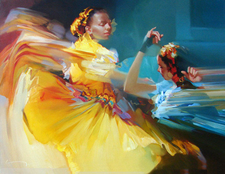 俄罗斯Alexey Chernigin人物油画作品欣赏