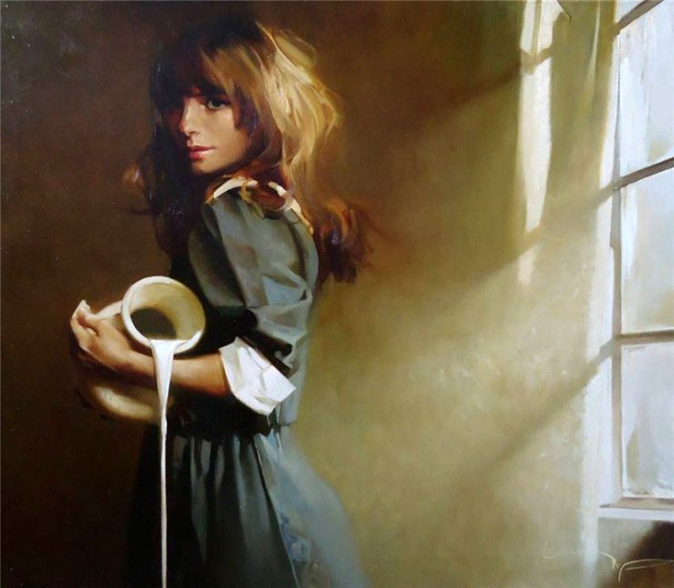 俄罗斯Alexey Chernigin人物油画作品欣赏