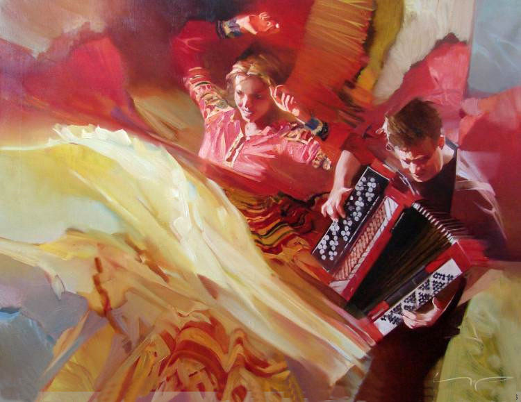俄罗斯Alexey Chernigin人物油画作品欣赏