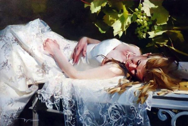 俄罗斯Alexey Chernigin人物油画作品欣赏