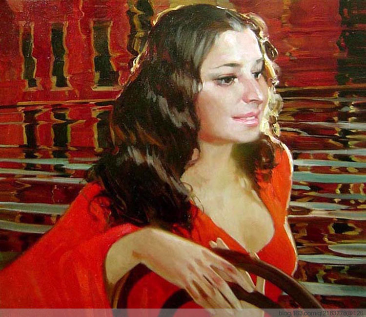 俄罗斯Alexey Chernigin人物油画作品欣赏