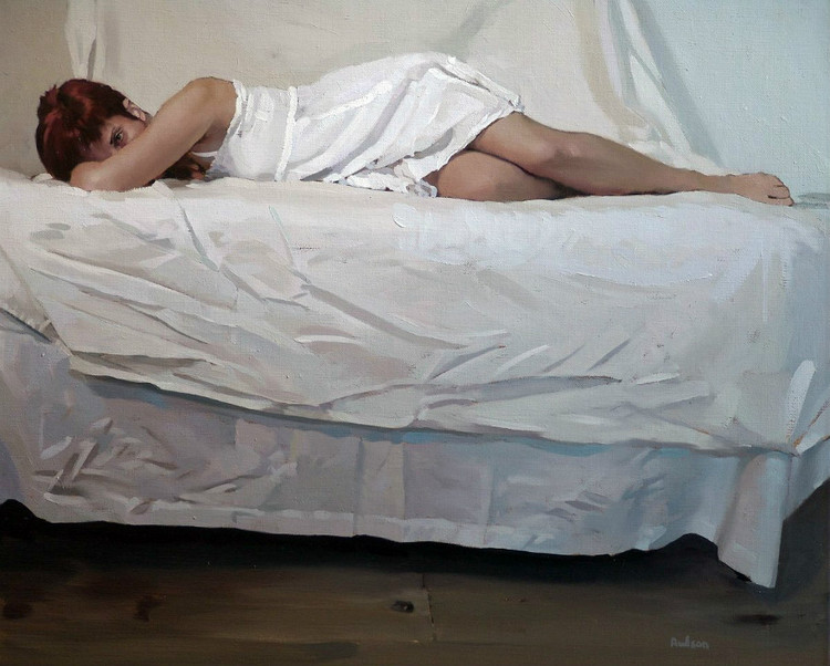 英国Walter Awlson人物油画作品欣赏
