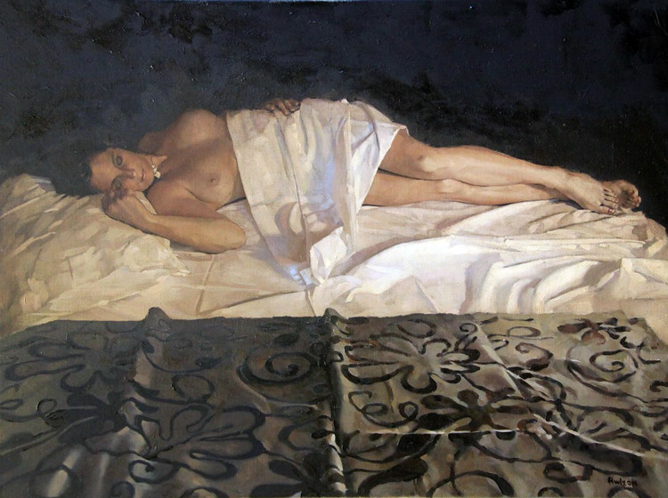 英国Walter Awlson人物油画作品欣赏