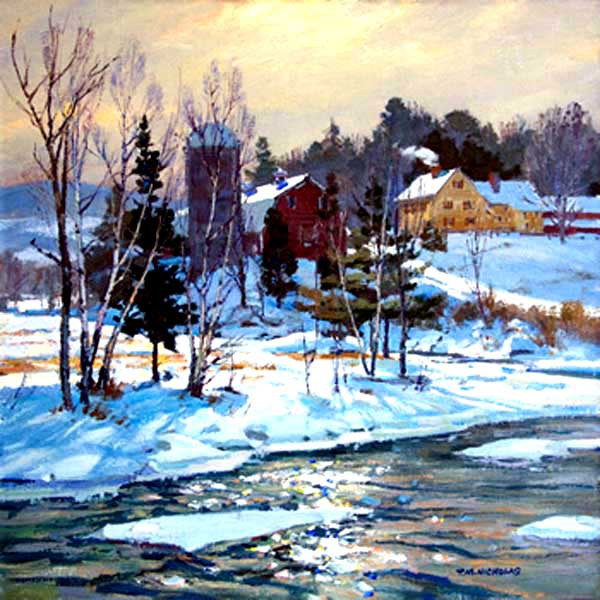 美国Tom Nicholas风景油画作品欣赏