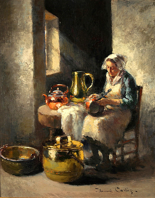 法国Edouard Leon Cortes油画作品欣赏