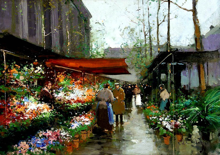 法国Edouard Leon Cortes油画作品欣赏