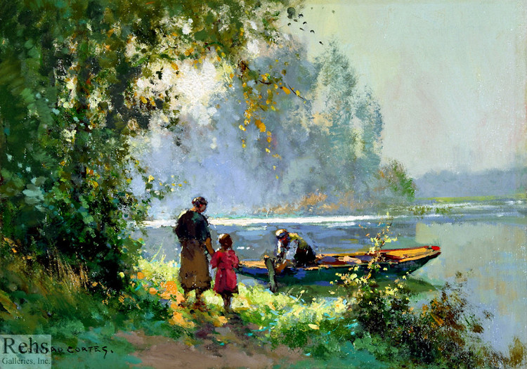法国Edouard Leon Cortes油画作品欣赏