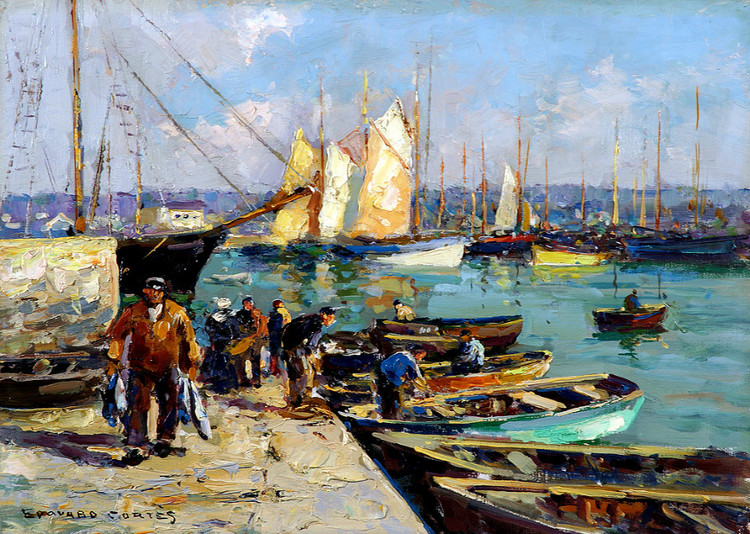 法国Edouard Leon Cortes油画作品欣赏