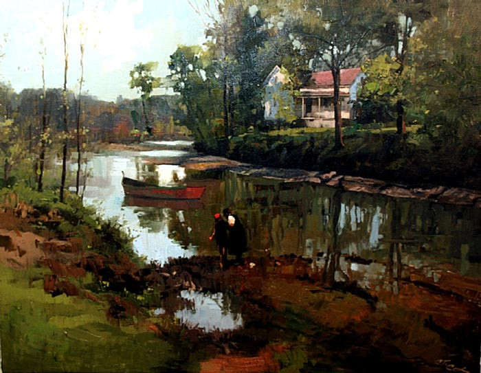 美国Charles Cox风景油画作品欣赏